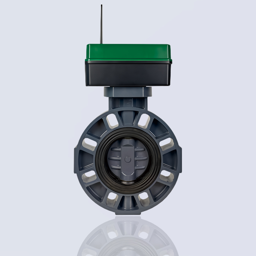 Intelligent water-saving irrigation butterfly valve